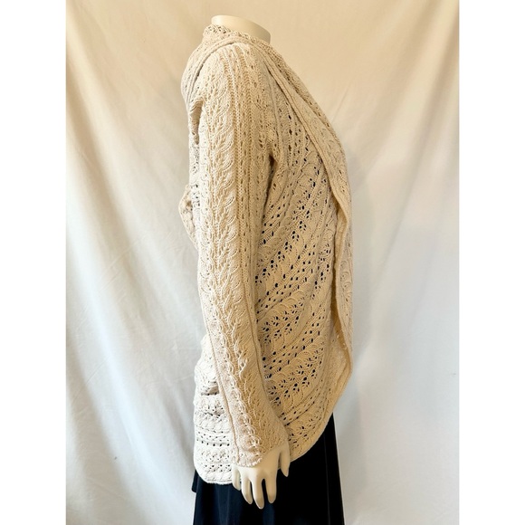 100% Cotton Off-white Cardigan - Picture 2 of 5